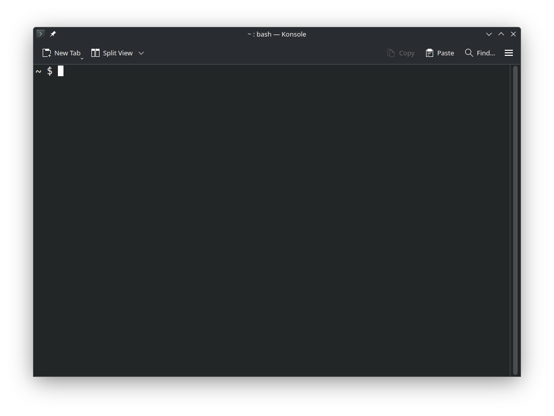 A screenshot of a terminal window